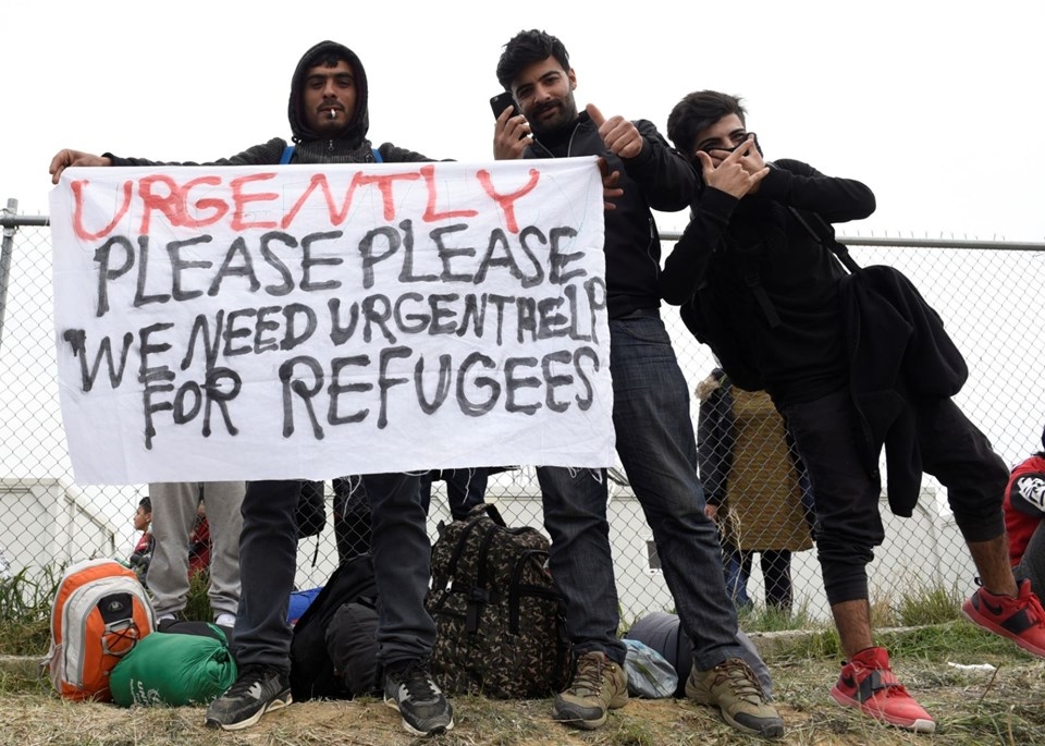 Yunanistan'da göçmenler eylem yaptı. Atina-Selanik seferleri durdu  galerisi resim 18