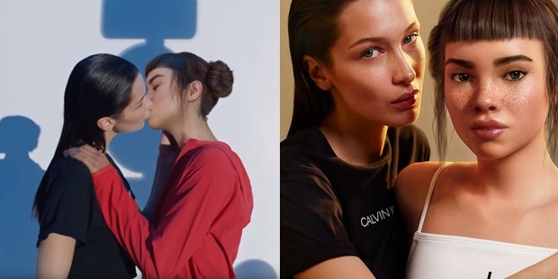 Sanal Modelle Öpüşerek Gündem Olan Bella Hadid ve Queerbaiting Suçlaması galerisi resim 1