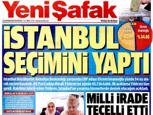 İktidar gazeteleri İmamoğlu'nun zaferini nasıl gördü?