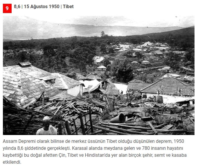 230 binden fazla can aldı! Son 100 yılın en büyük depremleri galerisi resim 9