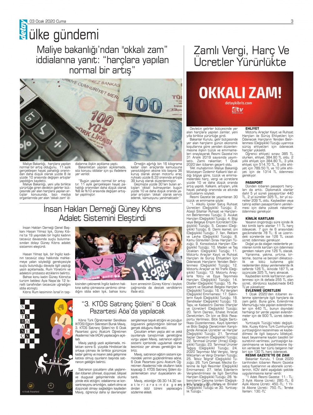Detay Gazetesi 3 Ocak 2020 galerisi resim 3