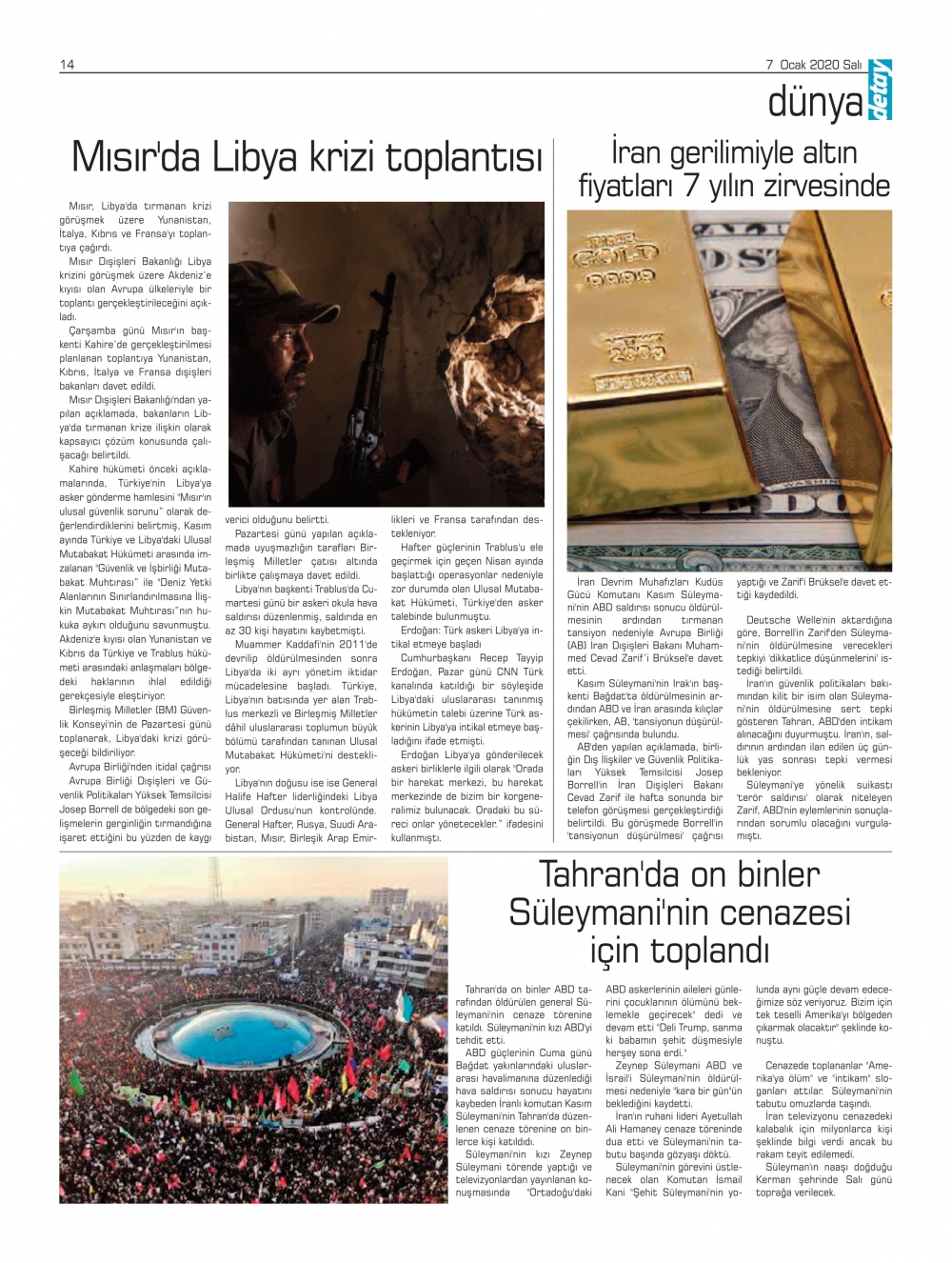 Detay Gazetesi 7 Ocak 2020 galerisi resim 12