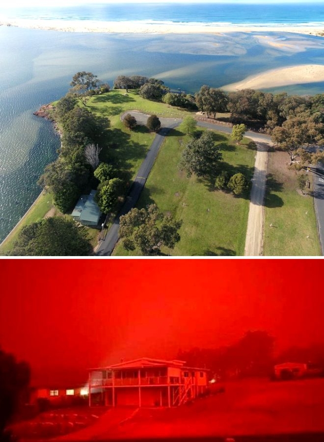 Fotoğraflarla Avustralya yangınlaın öncesi ve sonrası galerisi resim 11