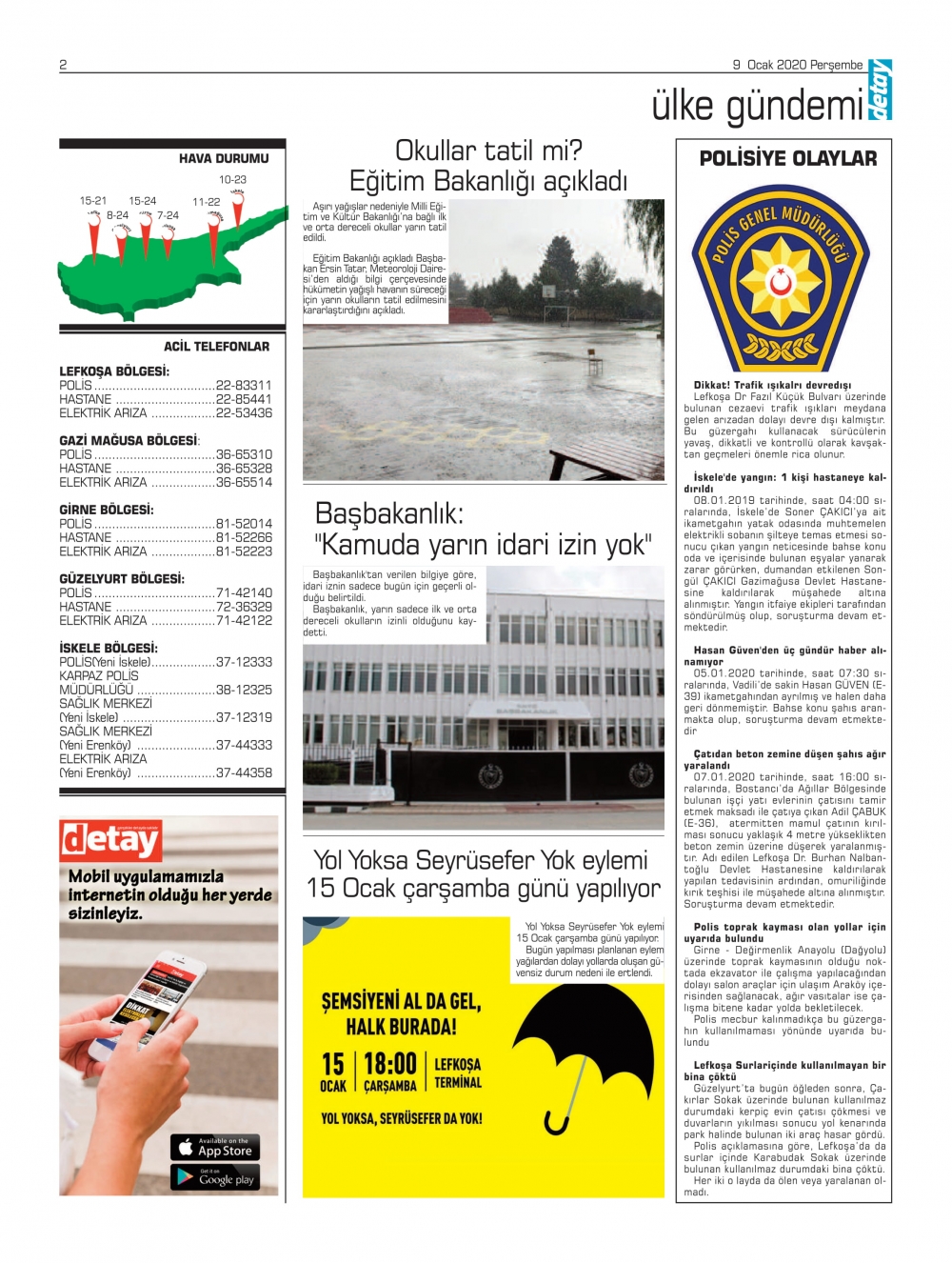 Detay Gazetes 9 Ocak 2020 galerisi resim 2