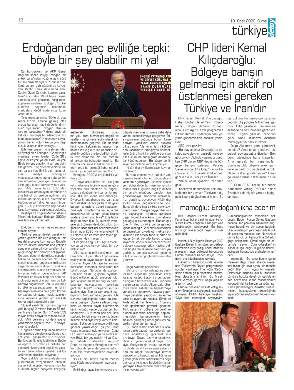 Detay Gazetes 10 Ocak 2020 galerisi resim 11