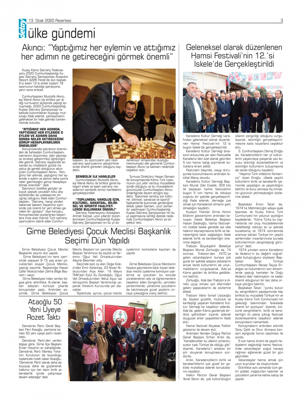 Detay Gazetes 13 Ocak 2020 galerisi resim 3