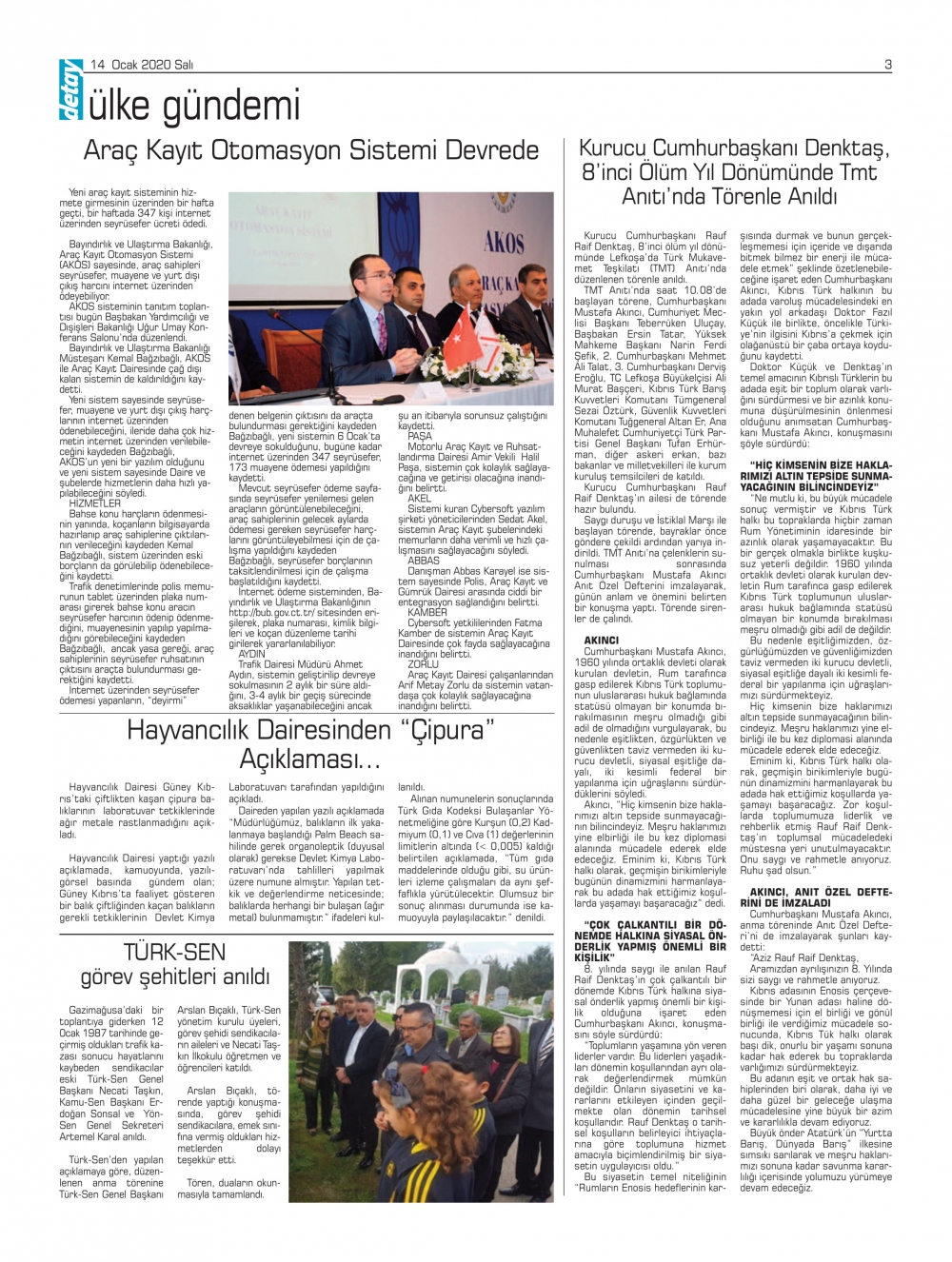 Detay Gazetes 14 Ocak 2020 galerisi resim 3