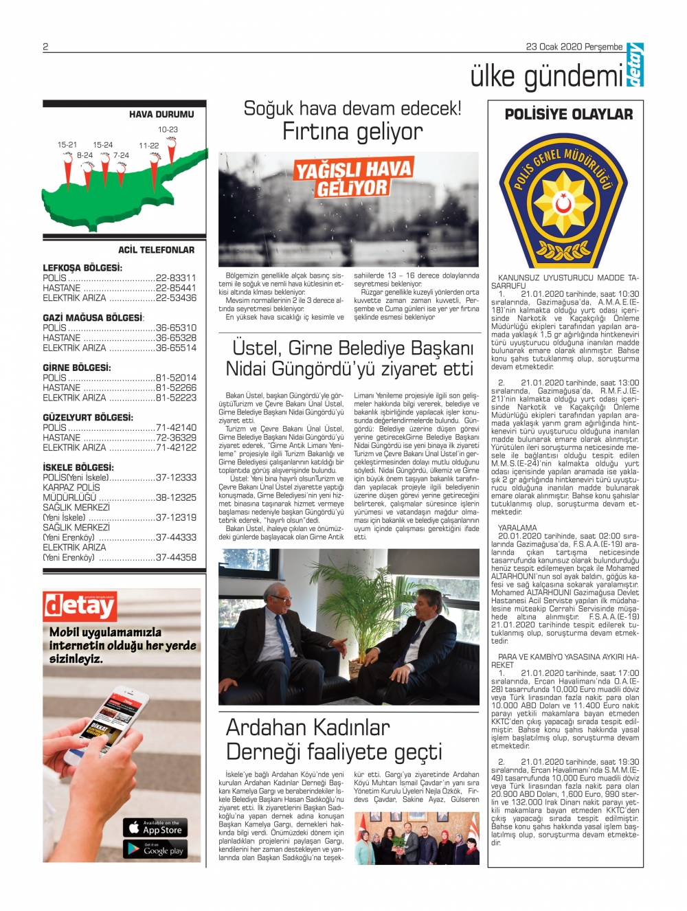 Detay Gazetes 23 Ocak 2020 galerisi resim 2
