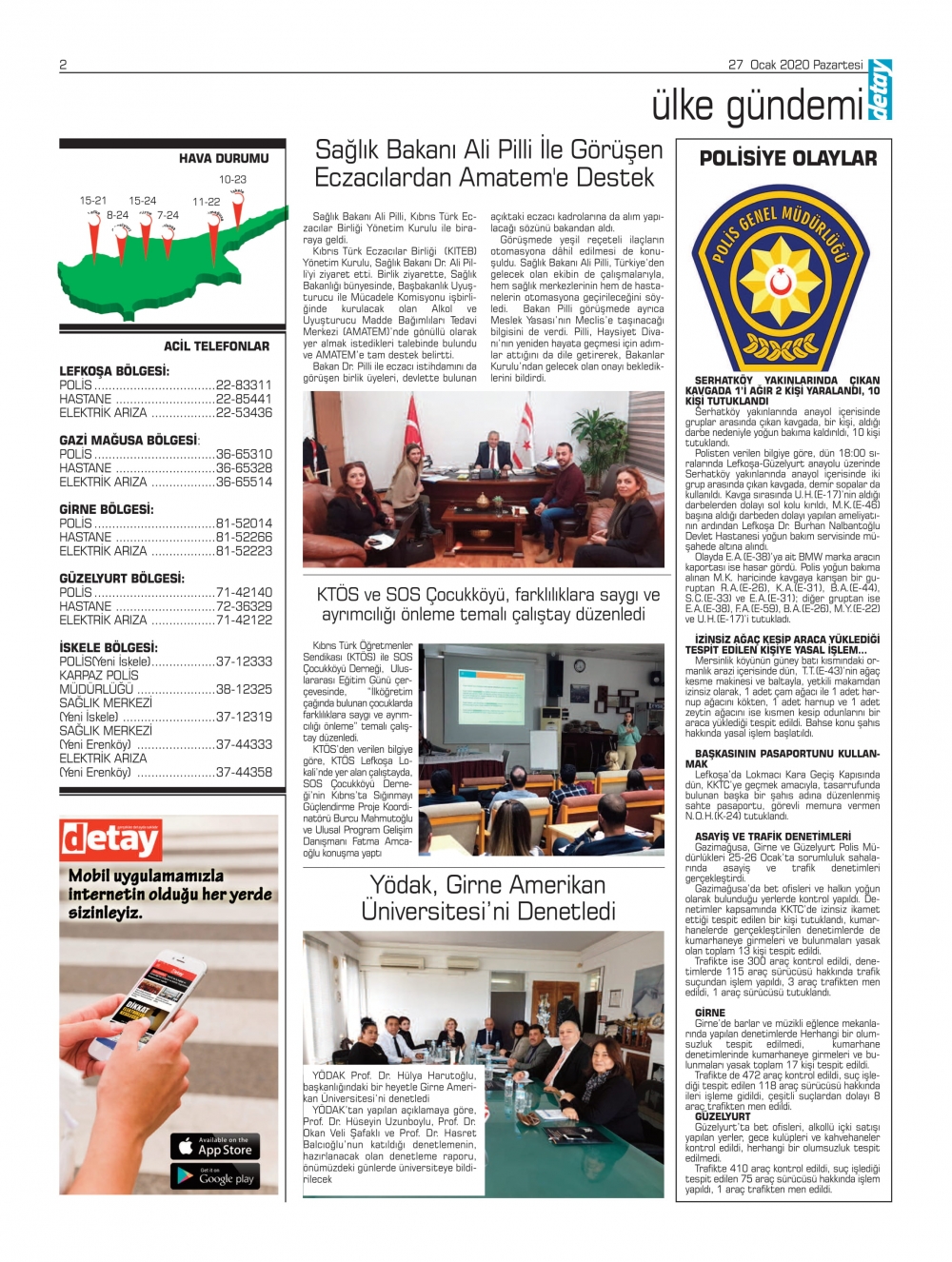 Detay Gazetes 27 Ocak 2020 galerisi resim 2