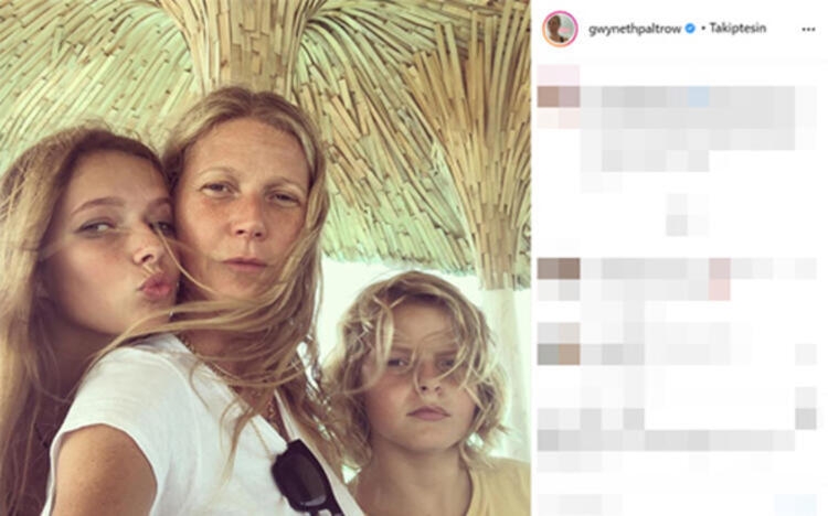 Gwyneth Paltrow'un çıplak doğum günü pozundan kızı utandı galerisi resim 7