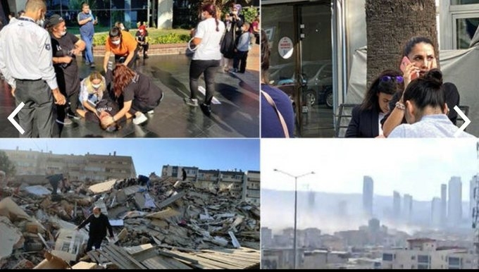 Yıkılan binalar,kurtarma çalışmaları...İzmir'den görüntüler galerisi resim 12