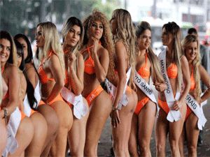 Brezilya’da en güzel kalçalı kadın yarışması