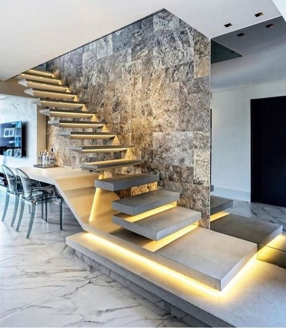 Ev Merdivenlerini Yer Kazandıran Tasarımlara Çeviren 15 Başarılı Örnek galerisi resim 13