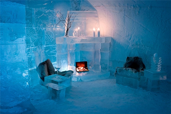 Dünyanın en gösterişli Buz Evleri galerisi resim 3