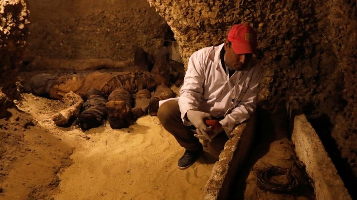 Mısır'da 12'si çocuklara ait 50 mumya bulundu galerisi resim 2