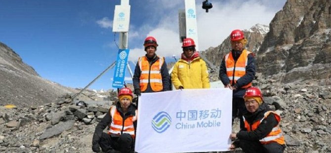 Huawei, Everest'in tepesine 5G antenleri kurdu
