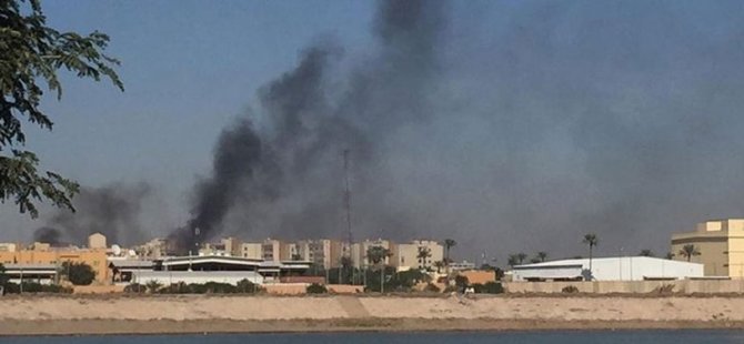 Bağdat’ta ABD Büyükelçiliğinin bulunduğu Yeşil Bölge’ye füzeli saldırı