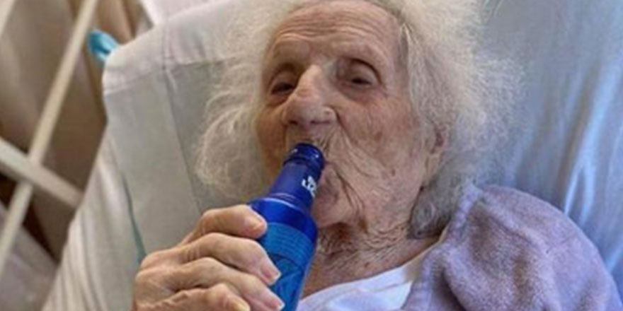 103 yaşında Koronayı yendi, bira istedi