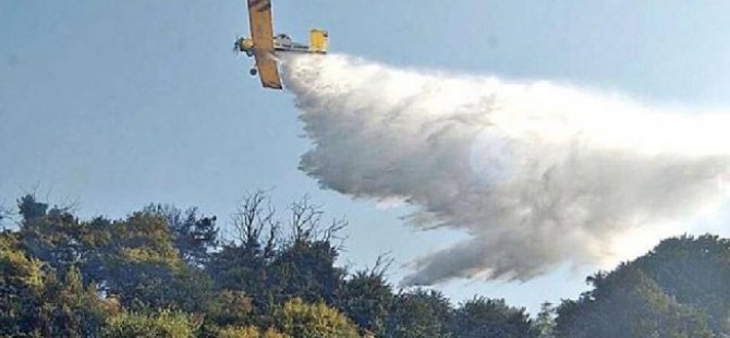 Alevkayası-Beyköy bölgesinde yangın... Güneyden 3 yangın uçağı geliyor
