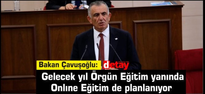 Gelecek Yıl Örgün Eğitim Yanında Onlıne Eğitim De Planlanıyor