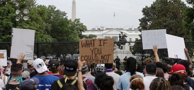 Washington DC’deki Floyd gösterileri sakin geçti