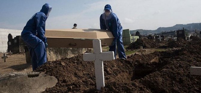 Brezilya dünyada Kovid-19 kaynaklı en çok ölümün görüldüğü ikinci ülke