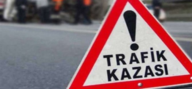 Girne’de araç motosiklete çarptı: 1 yaralı