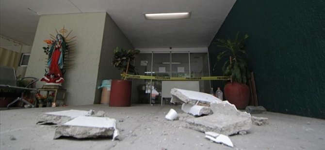 Meksika'daki Depremde İlk Belirlemelere Göre 5 Kişi Öldü