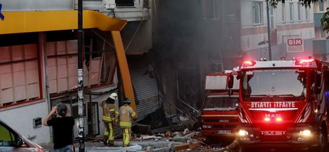 İstanbul’da bir binada patlama meydana geldi