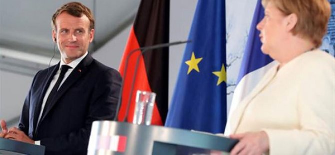 Merkel İle Macron Ortak Basın Toplantısı Düzenledi