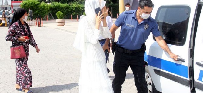 Zorla evlendirilmek istenen kadın nikah salonundan polis baskınıyla kurtarıldı