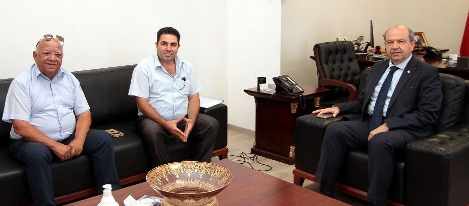 Başbakan Tatar Alioğlu ve Şanlıdağ’ı kabul etti