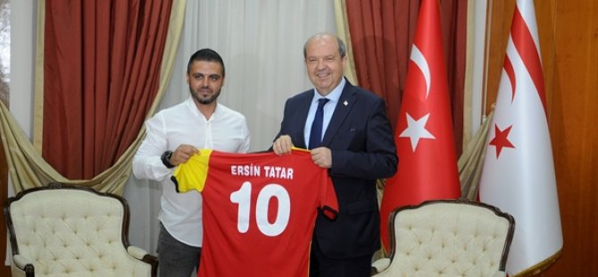 Tatar, Çetinkaya Spor Kulübü yeni yönetim kurulunu kabul etti