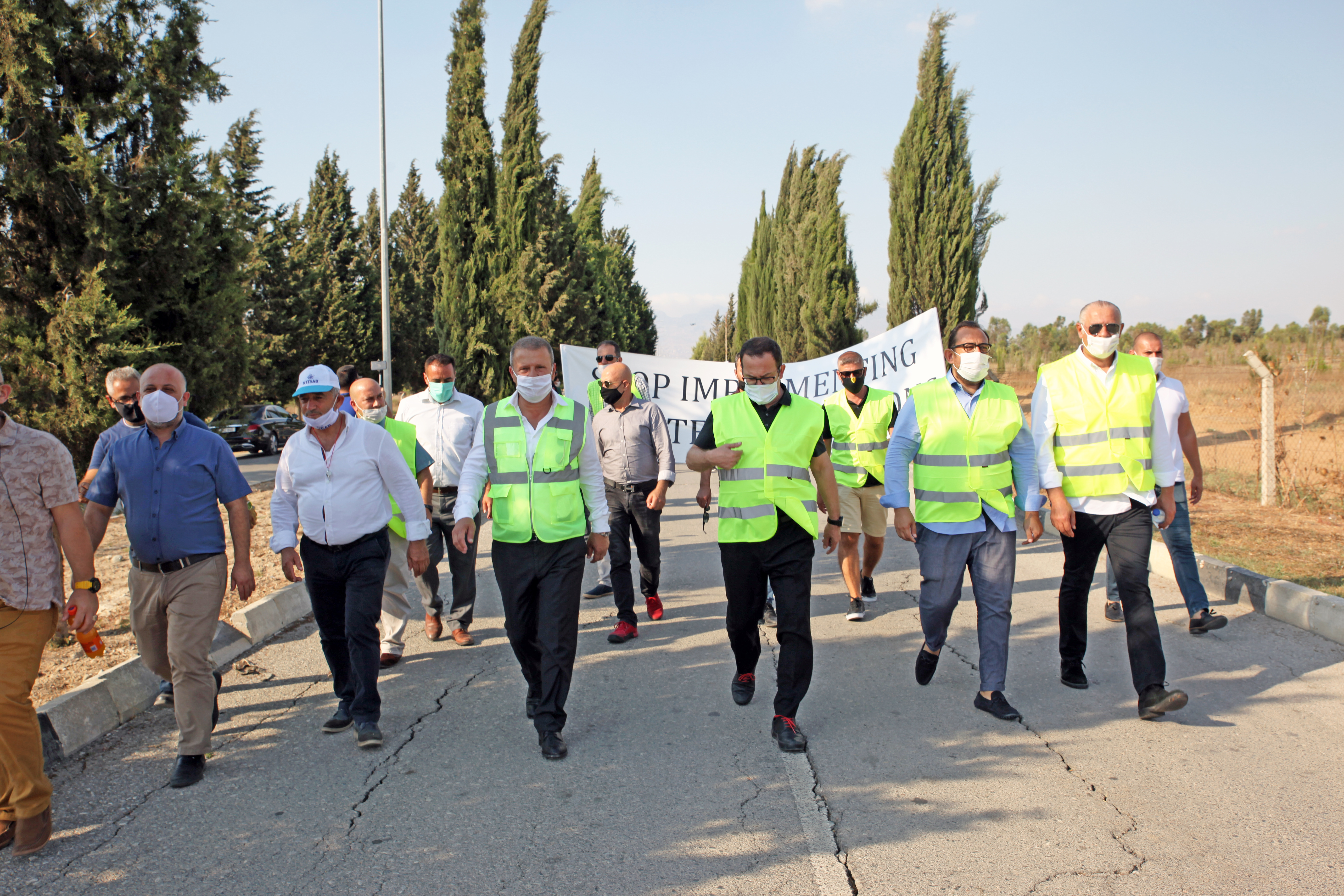 Metehan’da eylem: “Kıbrıs Türk halkının izolasyonuna derhal son verilmelidir”