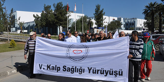 Kalp Sağlığı Yürüyüşü yapıldı