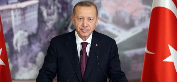 Erdoğan: Doğu Akdeniz Ve Ege'deki haklarımızı korumak için başlattığımız çalışmaları sonuna kadar devam ettireceğiz