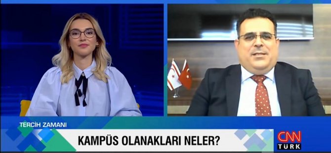 DAÜ Rektörü Prof. Dr. Aykut Hocanın NTV ve Cnn Türk’e konuk oldu