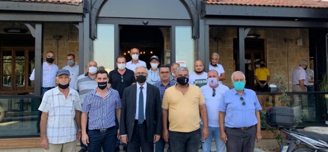 Akıncı, Doğan Türk Birliği İle Türk Ocağı Limasol Ve Girne Halk Evi Lokallerini Ziyaret Etti