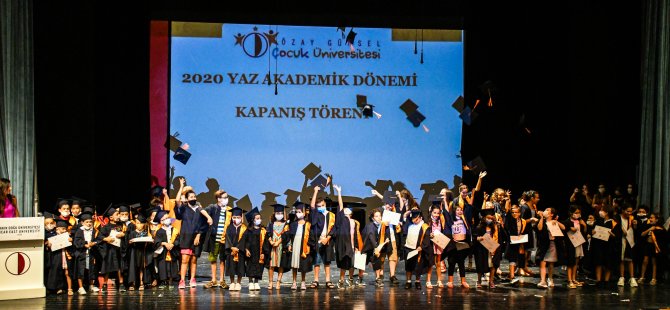 Özay Günsel Çocuk Üniversitesi 2020 Yaz Akademik Dönemi Düzenlenen Törenle Sona Erdi...