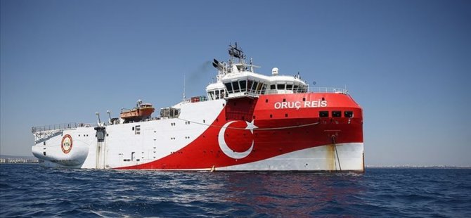 Oruç Reis'in Doğu Akdeniz'deki Çalışma Süresi 27 Ekim'e Kadar Uzatıldı