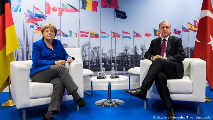 Erdoğan ve Merkel Doğu Akdeniz'i görüştü