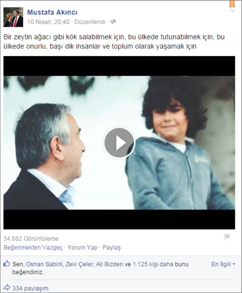 İşte! Mustafa Akıncı'nın Sosyal Medyada İzlenme Rekoru Kıran O Videosu