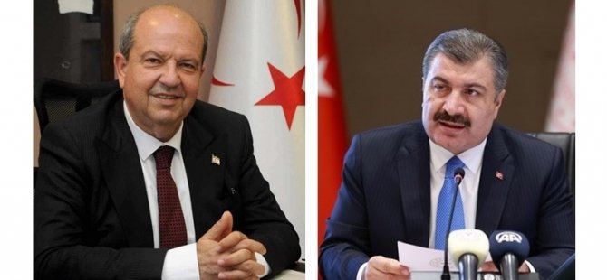 Başbakan Tatar, TC  Sağlık Bakanı Koca ile projeleri ve işbirliği konularını ele aldı (VİDEO)