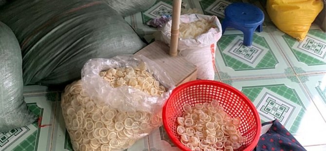 Satılmak üzere olan 320 bin kullanılmış prezervatif ele geçirildi