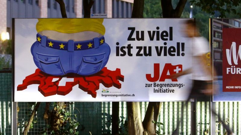İsviçre'deki referandumda AB ile serbest dolaşımı sonlandırma teklifi reddedildi