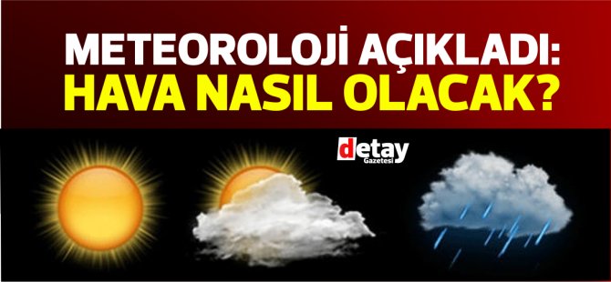 Hava nasıl olacak?