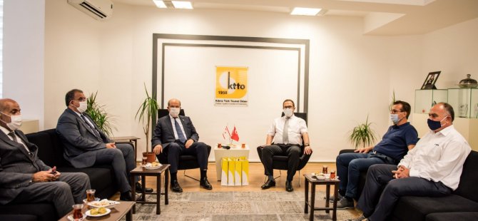 Başbakan Tatar, Kıbrıs Türk Ticaret Odası’nı (KTTO) Ziyaret Etti…