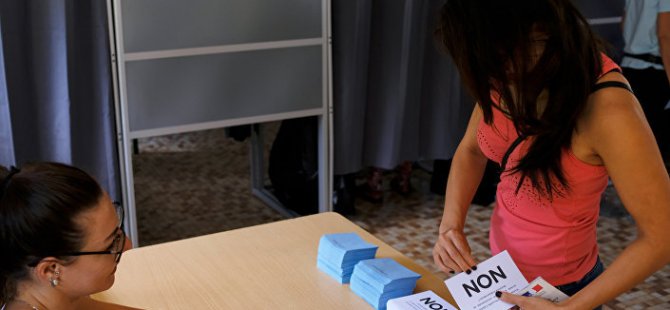 Fransa'dan bağımsızlık referandumunda 'Hayır' çıktı