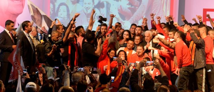 Eroğlu Mağusa'da miting düzenledi