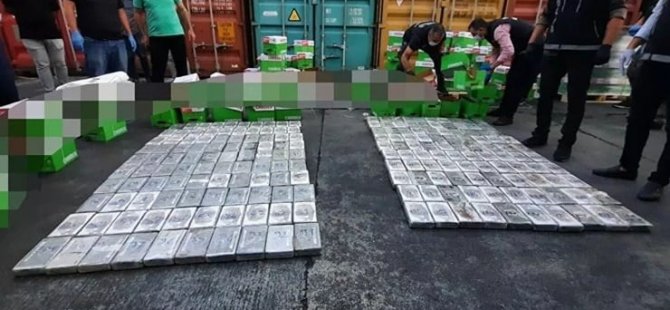 Varış noktası Türkiye olan 2,3 ton kokain yakalandı